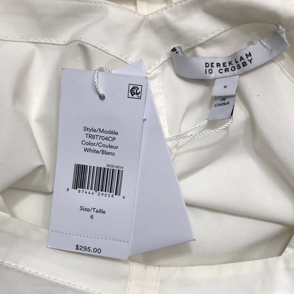 Derek Lam crisp crop blouse, size 6, NWT - Picture 5 of 10